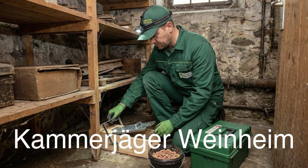 Typische Gebäudestrukturen in Weinheim in Weinheim: Kammerjäger Expertise