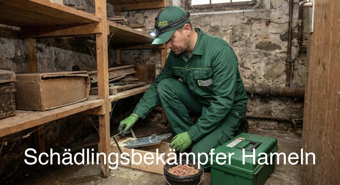 Häufige Schädlinge in Hameln: Rattenbekämpfung, Mäusebekämpfung, Kakerlakenbekämpfung