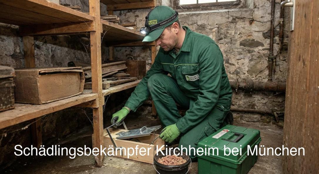 Häufige Schädlinge in Kirchheim bei München: Rattenbekämpfung, Mäusebekämpfung, Kakerlakenbekämpfung