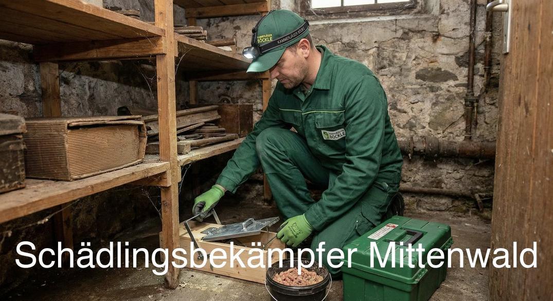 Häufige Schädlinge in Mittenwald: Rattenbekämpfung, Mäusebekämpfung, Kakerlakenbekämpfung