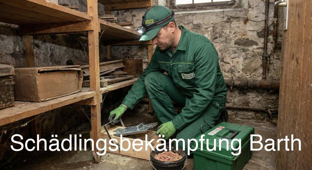 Kammerjäger Barth: Professionelle Schädlingsbekämpfung mit Endoskop-Inspektion