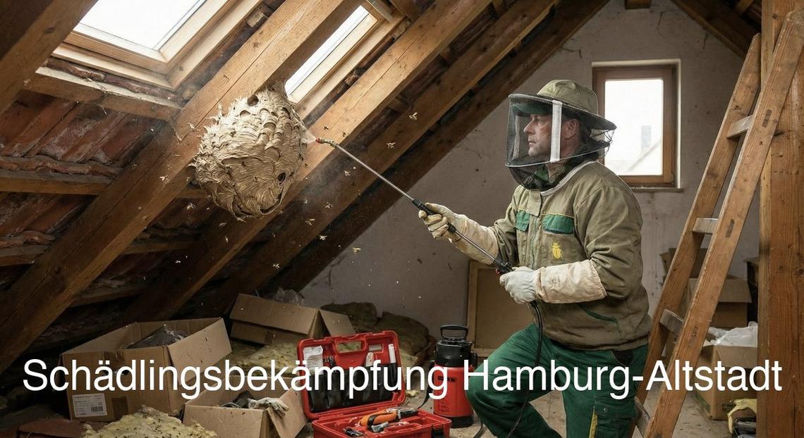 Kammerjäger Hamburg-Altstadt: Professionelle Schädlingsbekämpfung mit Endoskop-Inspektion
