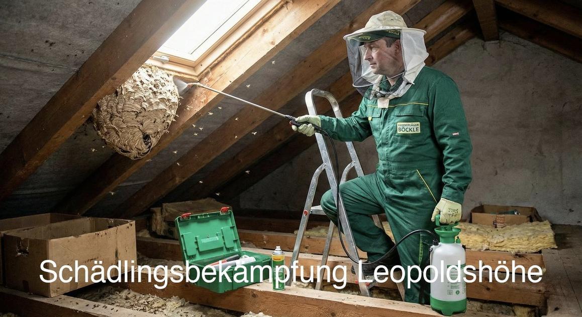 Kammerjäger Leopoldshöhe: Professionelle Schädlingsbekämpfung mit Endoskop-Inspektion