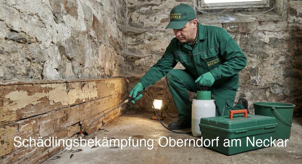 Kammerjäger Oberndorf am Neckar: Professionelle Schädlingsbekämpfung mit Endoskop-Inspektion
