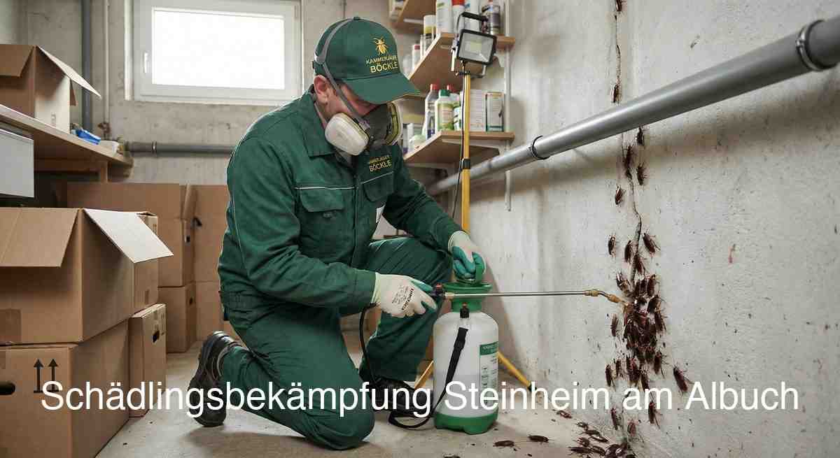 Kammerjäger Steinheim am Albuch: Professionelle Schädlingsbekämpfung mit Endoskop-Inspektion