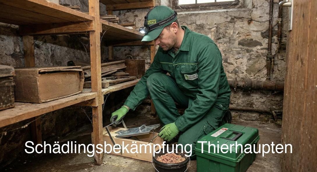 Kammerjäger Thierhaupten: Professionelle Schädlingsbekämpfung mit Endoskop-Inspektion