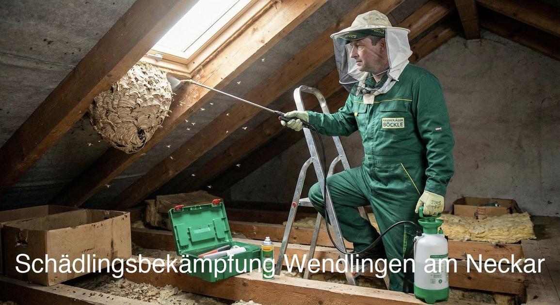 Kammerjäger Wendlingen am Neckar: Professionelle Schädlingsbekämpfung mit Endoskop-Inspektion